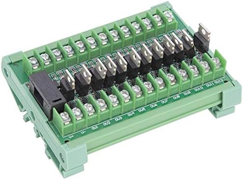 Fafeicy 12-канален DC12-36V PLC Сигнал засилувач за засилувач на табла за изолација на модулот за засилувач на модулот со NPN влез