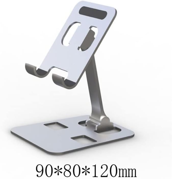 Преклопување на алуминиумска легура Телефонски штанд за десктоп таблет штанд за штанд за паметни телефони
