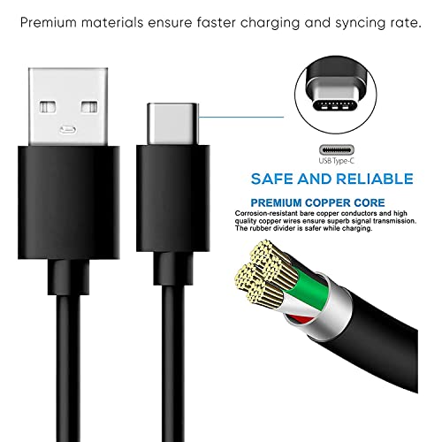 USB C Брза wallид полнач за полнење кабел за кабел, компатибилна за Nokia XR20 5G X100 G10 G20 G50 T10 T20 T20 G300 8V C100 C200