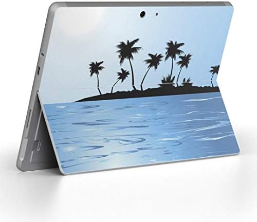 Декларална капа на IgSticker за Microsoft Surface Go/Go 2 Ултра тенки заштитни налепници на телото на налепници 001418 морска палма сонце