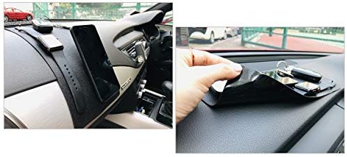 Ds.Distinctive Style Car Dashboard Mat 10.5x5.9 инчи Екстра голема леплива подлога за леплива подлога за леплива мат за телефони, очила, клучеви