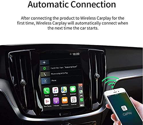 2023 Безжичен Адаптер За Карплеј 3.0 USB за Фабрички Жични Автомобили CarPlay, Безжичен Carplay Dongle Конвертира Жичен Во Безжичен Приклучок