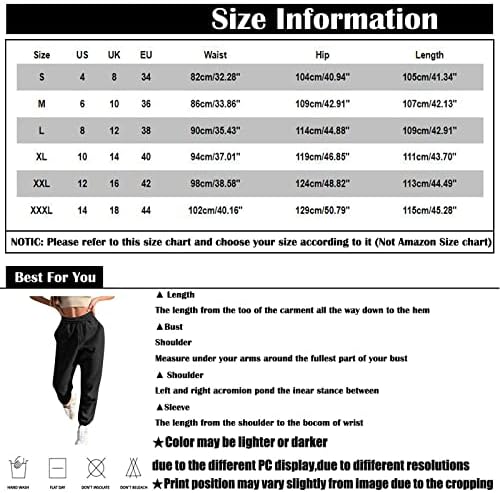 Пони панталони за жени со високи половини на дното на дното, опуштено вклопување y2k џогер салата за атлетски фит џогер џогирање џемпери