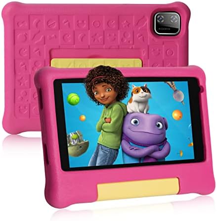 Целосна Детска Таблета 7 инчи, Андроид 11 Таблета За Деца, 32gb ROM 128gb Прошири, Детски Софтвер Претходно Инсталиран, Bluetooth, Двојна