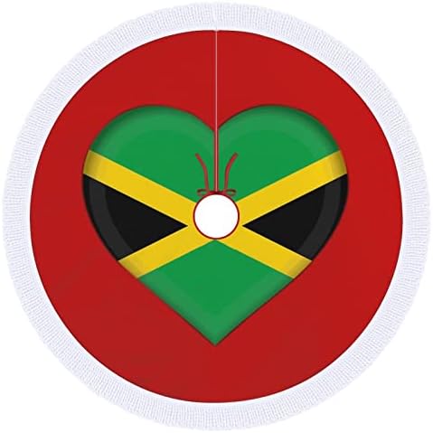Јамајка Знаме Срце Елка Здолниште За Одмор Партија Украси Со Тасел Чипка