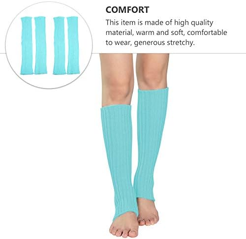 Абаодам 2 Пара Плетење Чорапи Топли Чорапи Удобни Чорапи За Зимска Aut-