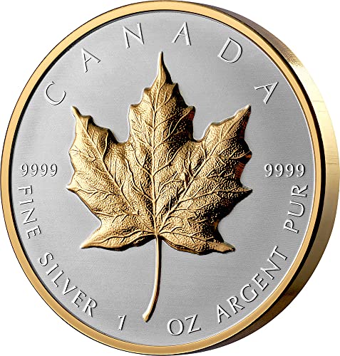 2023 де модерна комеморативна моќност на јавор од јавор ултра висока олеснување 1 мл сребрена монета 20 $ Канада 2023 Доказ