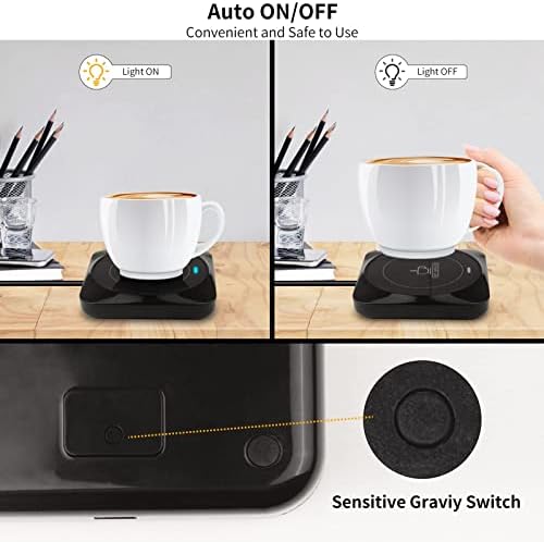 Кригла за кафе, потопло, паметна USB-кафе-чаша потопла со автоматско/исклучување предизвикано од притисок, додатоци за кафе