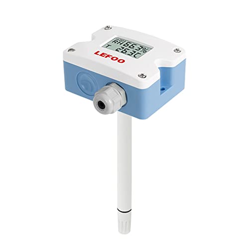 Lefoo LFH10A Mini 4-20MA Индустриски температурен и влажност на сензорот за предавател со сондата Modbus Moniture Temp Temp Monitor за влага за