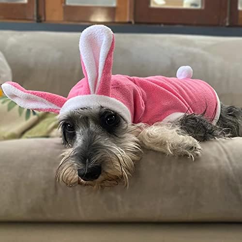 Делифур куче Велигденски зајаче костум миленичиња зајак зајак симпатична кучиња палто за мало куче и мачка
