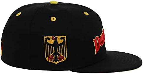 Прстени &засилувач; Crwns Германија Земја Гордост Логото Опремени Рамен Бил кап блк