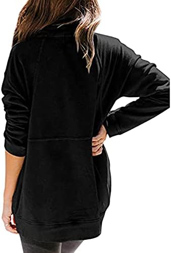 Women'sенски везени џемпери без аспиратор, жени есенски стилски цветни печати патенти со долги ракави случајни влезови