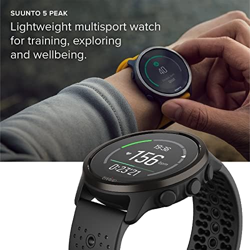Suunto 5 Peak - Компактен GPS Sports Watch со долг век на траење на батеријата и навигација на рутата