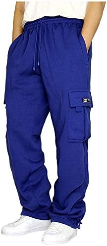 Xiaxogool пот панталони, товарни панталони за мажи плус големини џемпери опуштени вклопуваат каузална тенка надворешна работа улична облека, баги панталони