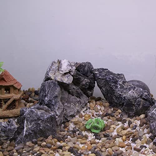 Декор на корални гребени во Vocoste, мини корал декор за украси за аквариум, зелена, 1,5 x0.91