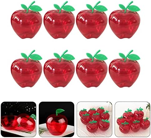 Кабилок Играчка Исполнета Со Бобинг Јаболка Празничен Овошен Украс пластична форма црвена кутија за бонбони во облик на контејнер пластична