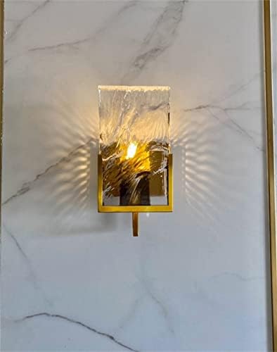 Ирдфвх Златна Кристална Ѕидна Светилка Предводена Од Светлина За Дневна Соба Позадина Бања Внатрешни Светилки Дома