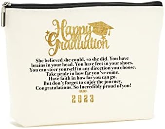 Декохим Среќна Матура 2023 Шминка Козметичка Торба Подароци За Дипломирање Инспиративни Подароци За Дипломирање За Нејзините Честитки Подарок