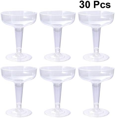 Окох виски очила 60 парчиња флејти стакло Други сундеи на отворено сода, издлабени чаши чаши собрани забави за коктел транспарентни и материјали