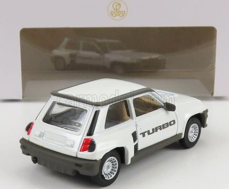 Модел на скала Норев компатибилен со Renault 5 Turbo 1981 Pearl White 1:64 NV310932