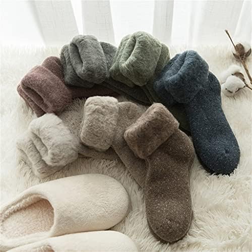 Chysp kawaii чорапи подебели цврсти чорапи мерино волна зајаци чорапи зимско топло смешно среќни машки женски чорапи