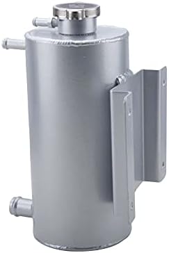 Hchcspeed Universal 1.5L алуминиумска течност за ладење вода за проширување на резервоарот за резервоарот Шише шише сребро