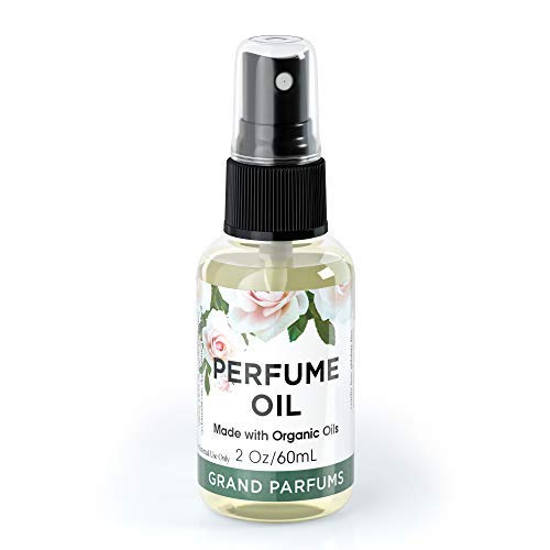 Grand Parfums Jasmine и Wanilla Perfume спреј на миризливо масло 2 мл | Рачно измешана со органски и есенцијални масла | Бесплатно без