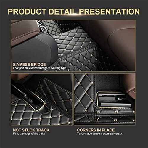 Драги на подот за автомобили за Форд Фузија 2013- Ауто-теписи подни облоги луксузна кожа водоотпорна не-лизгање на сите временски